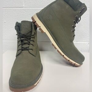 Timberland Men's Green Lace-Up Boots